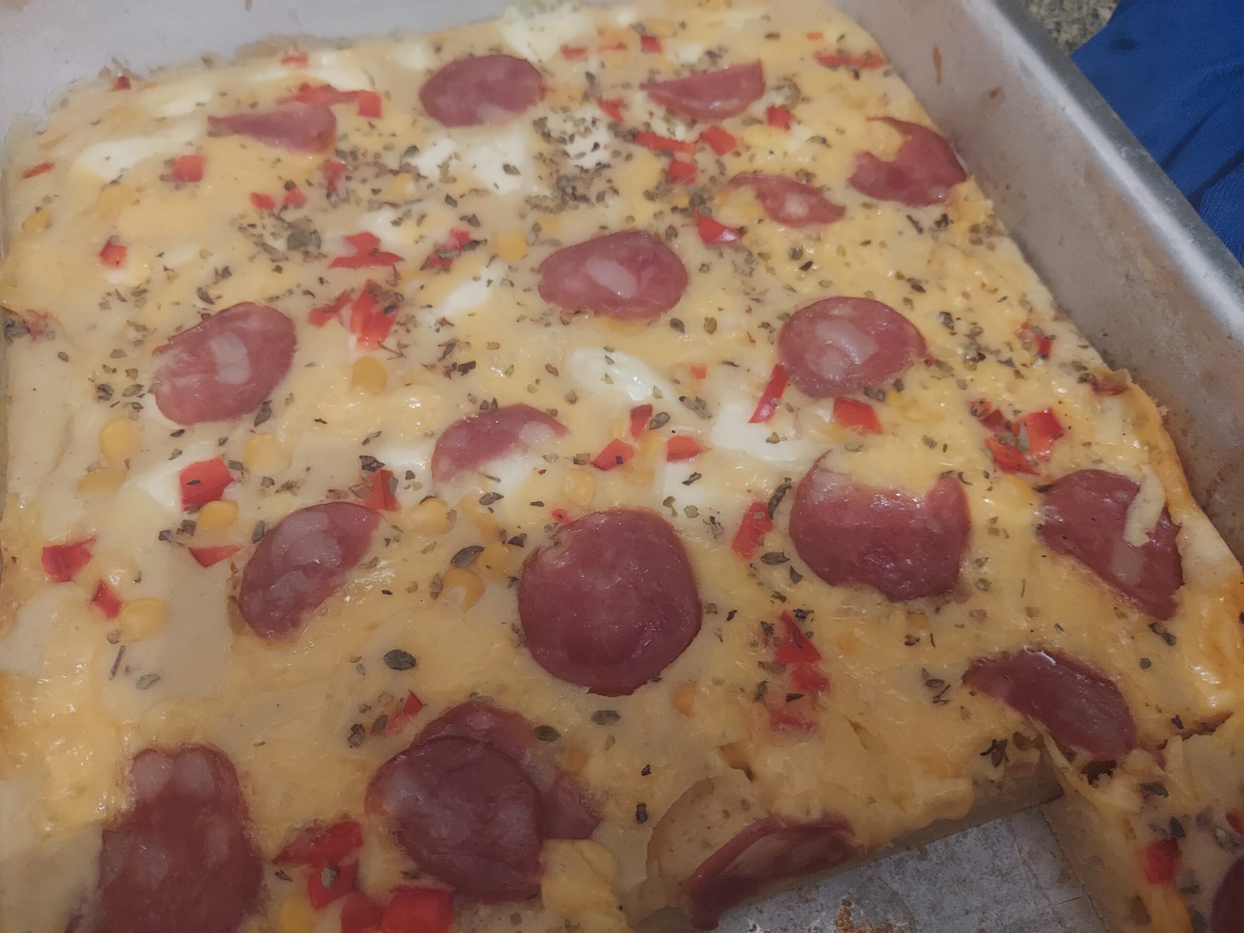 Pizza Preguiçosa de Casa