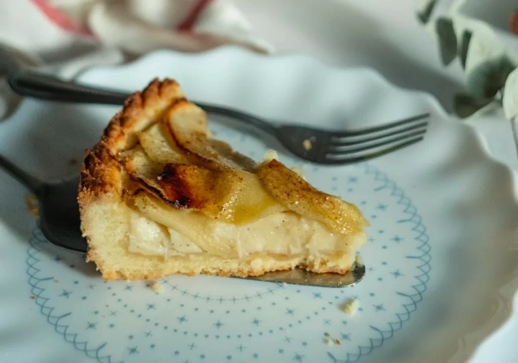 Torta de Maçã com Creme