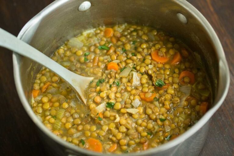 Sopa de Lentilha com Cenoura