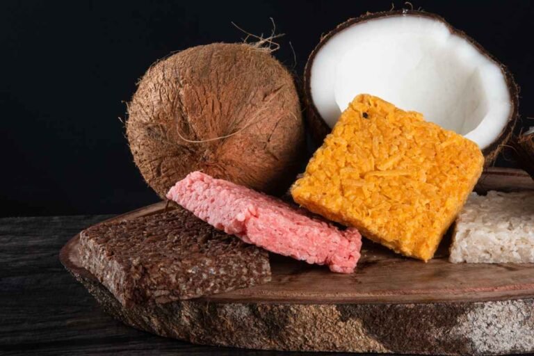 Cocada de Suco em Pó Sabor Maracujá e Morango