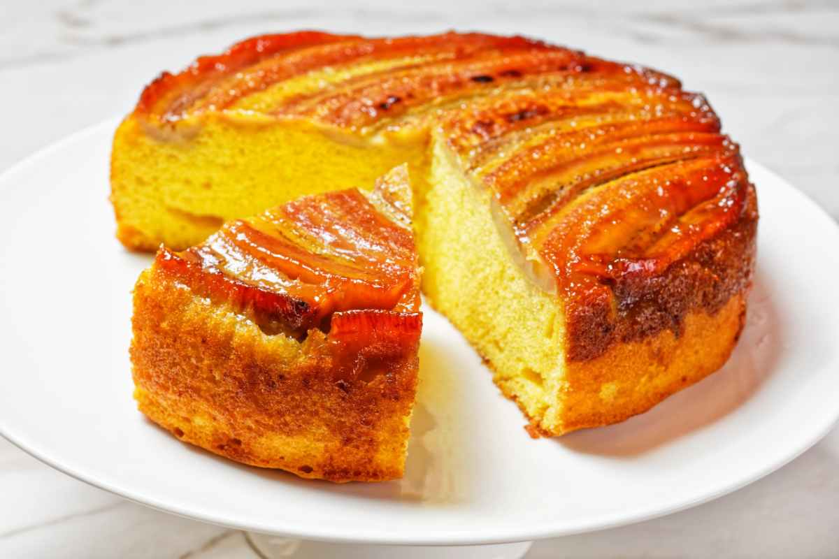 Torta de Banana Caramelada