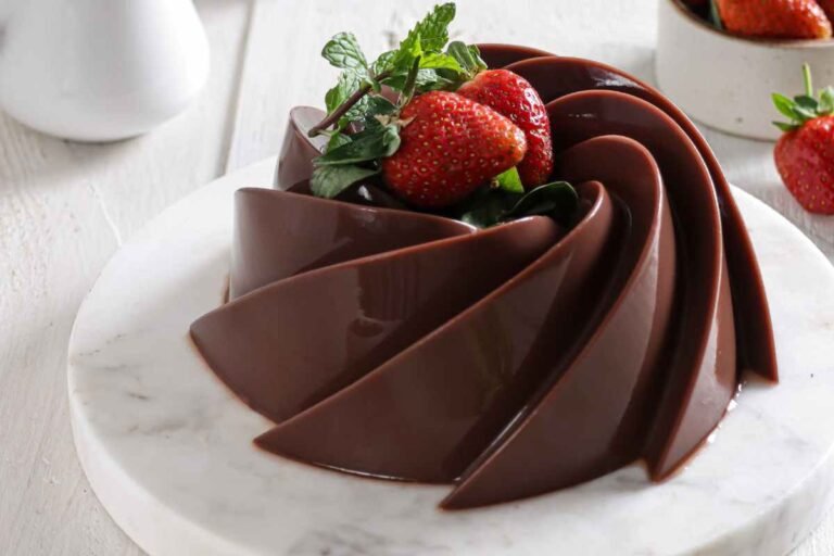 Pudim de Chocolate Natalino