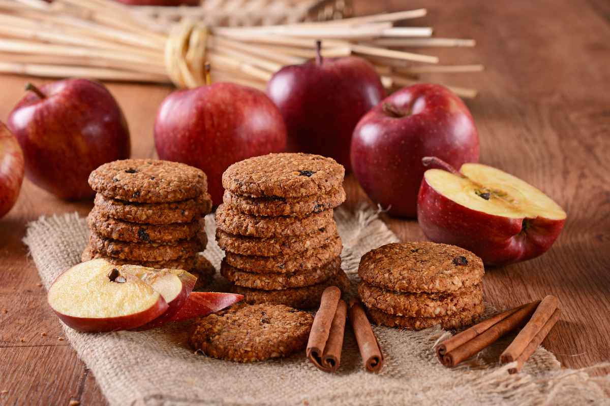 Biscoitos de Maçã com Canela