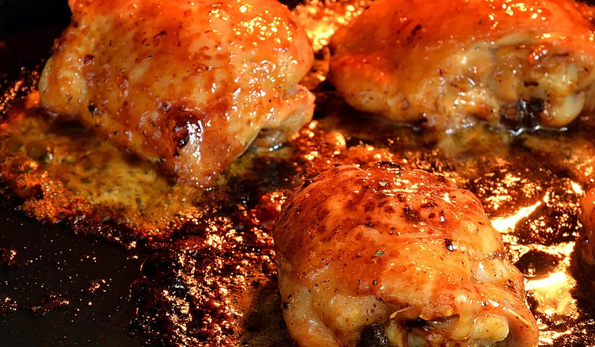 Coxas e Sobrecoxas de Frango Assadas