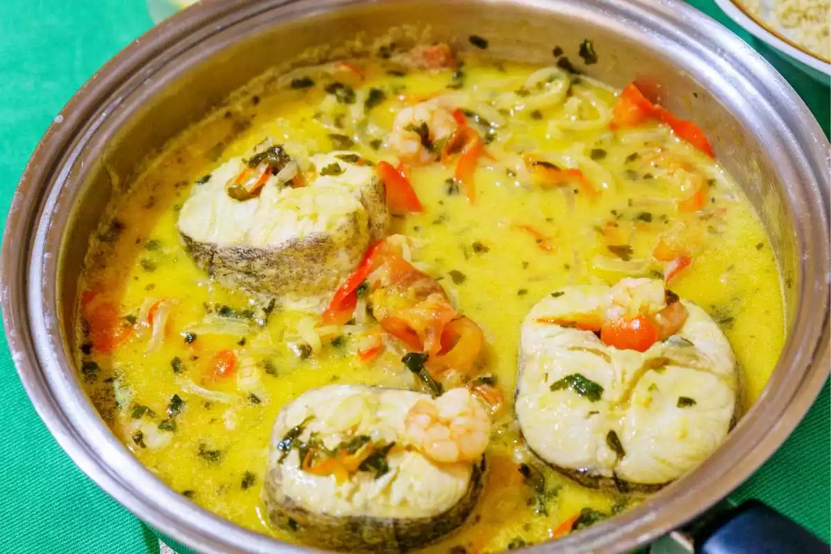 Peixe Cação Ensopado