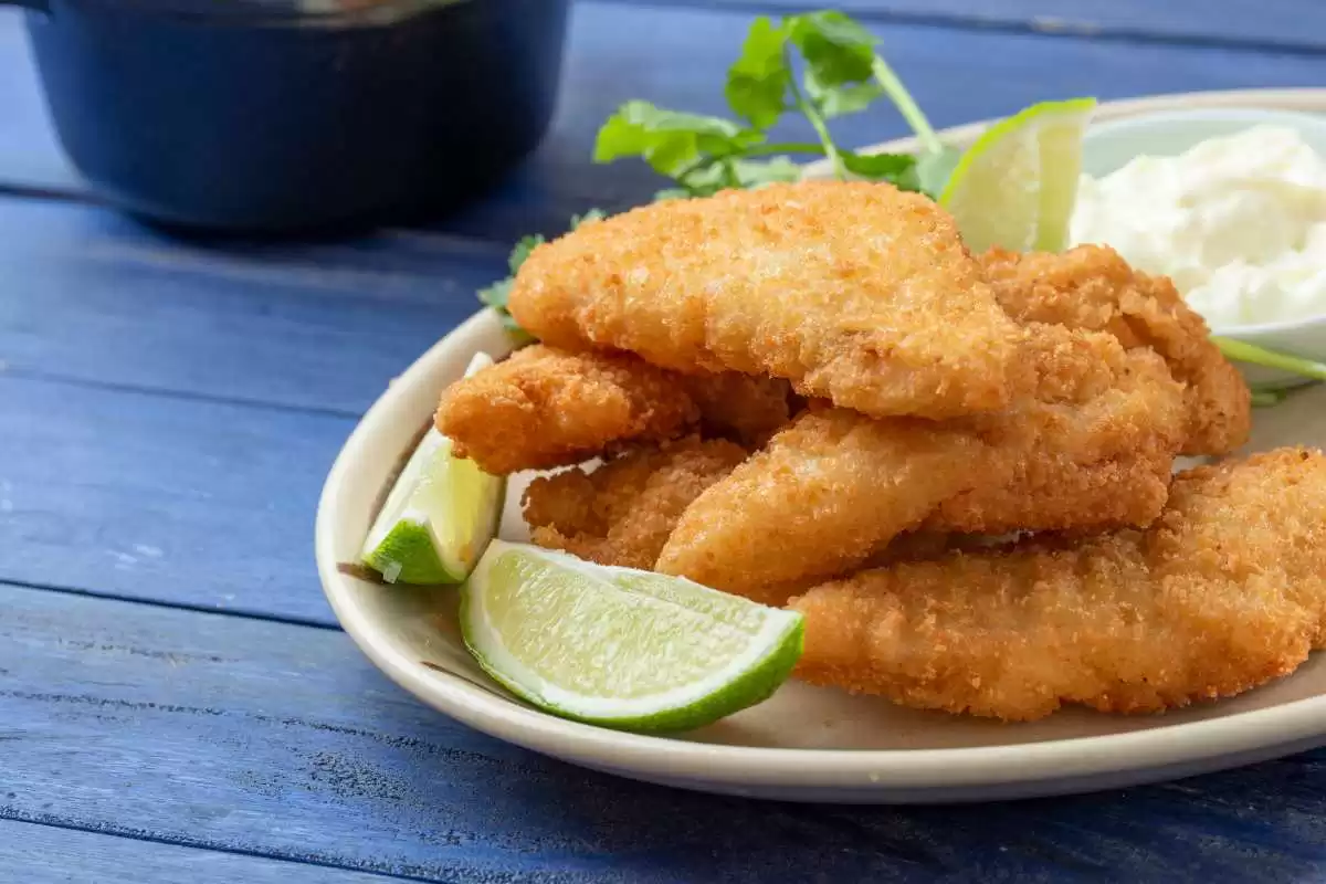 Peixe Frito Saboroso