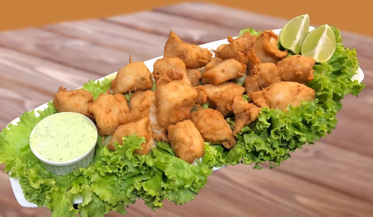 Tiras de Tilápia Empanadas e Fritas