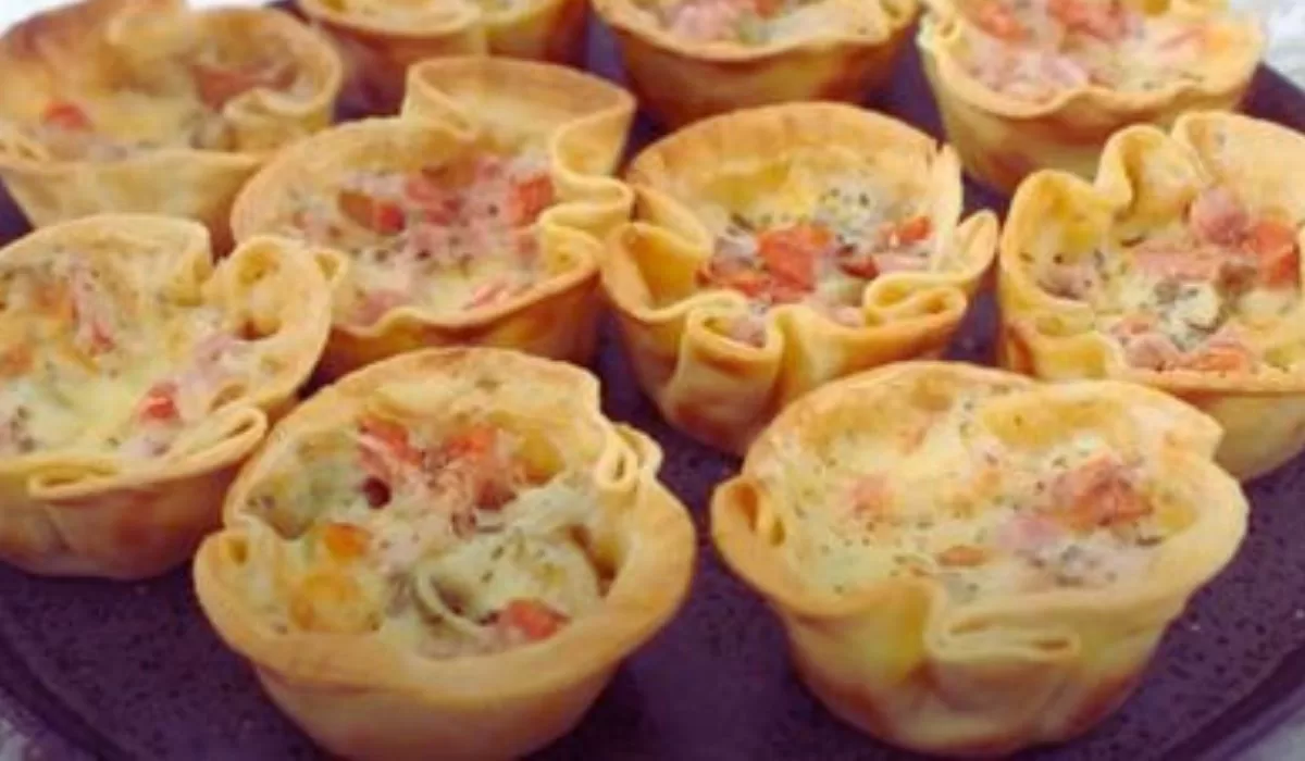 Tortinha ou Cestinha de Massa de Pastel