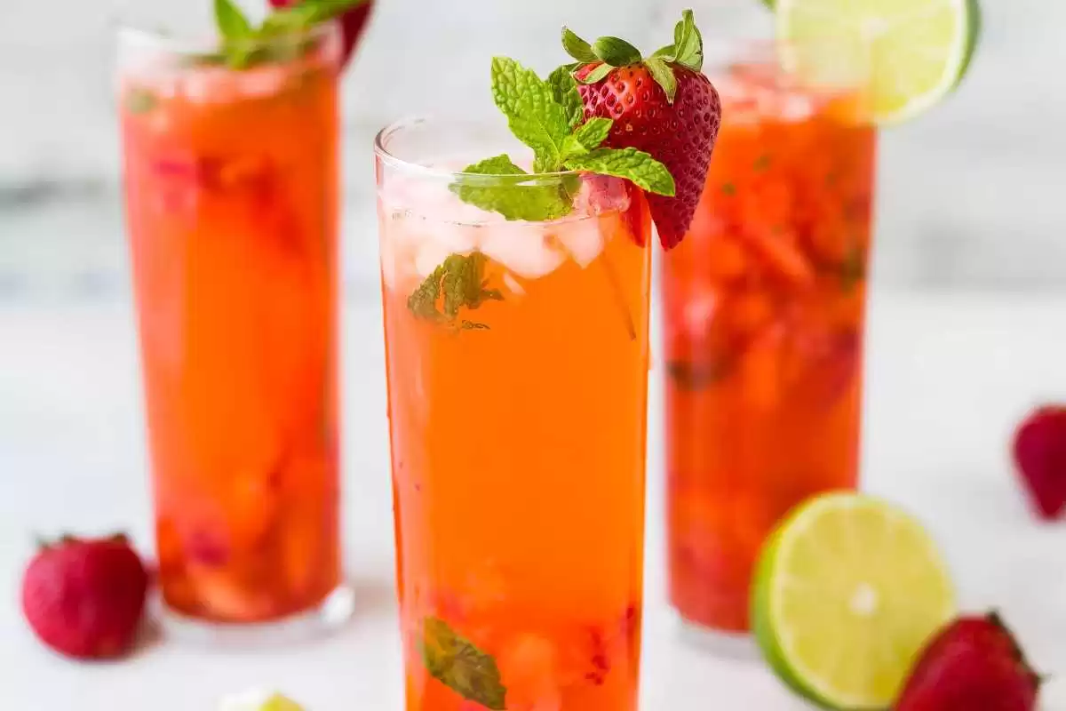 Limonada de Morango Refrescante