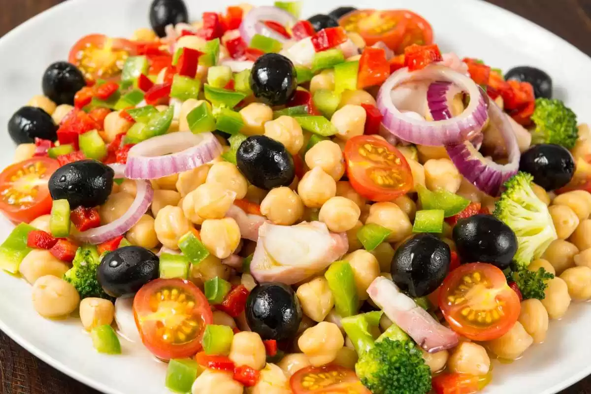 Salada de Grão de Bico