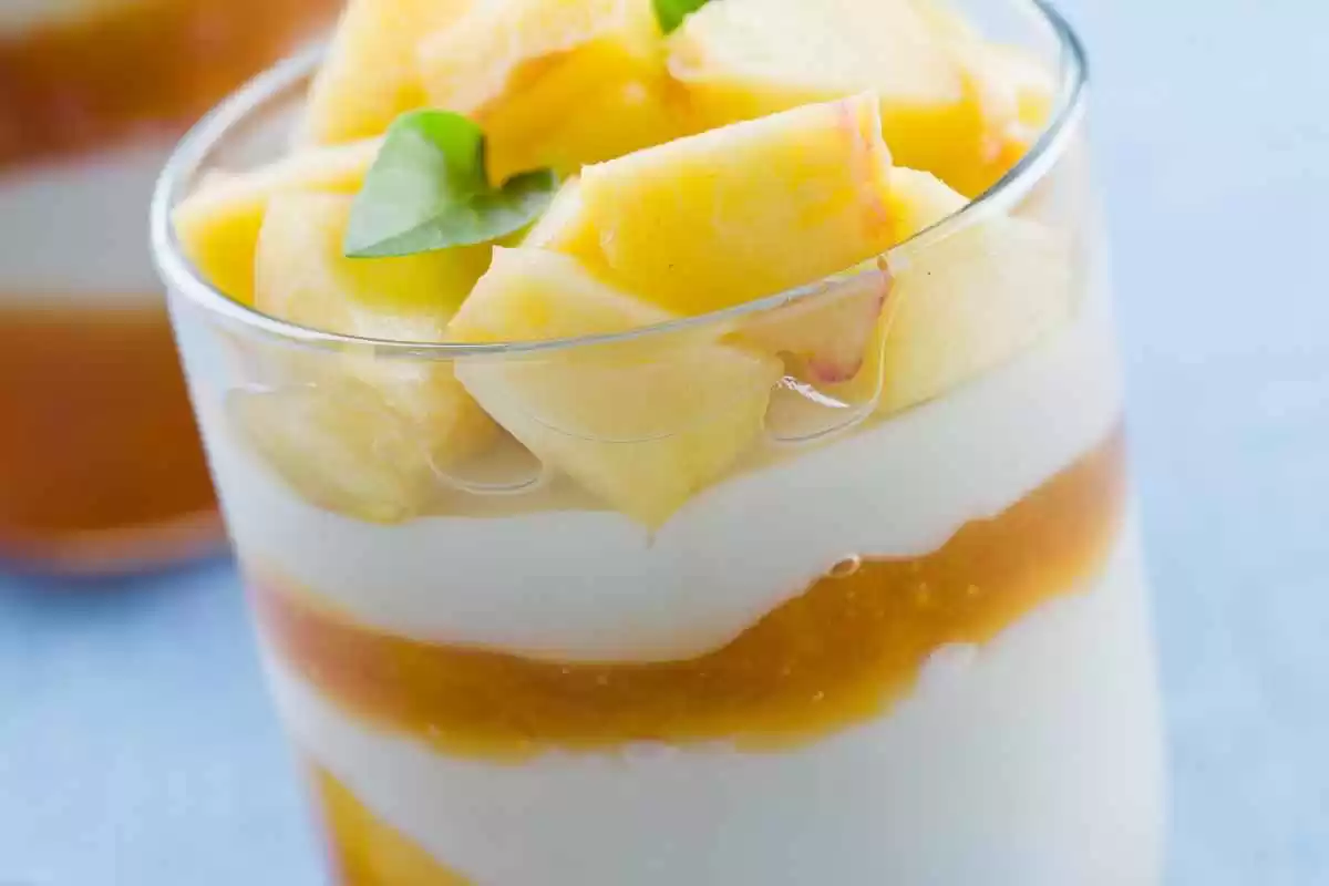 Creme Gelado de Pêssego