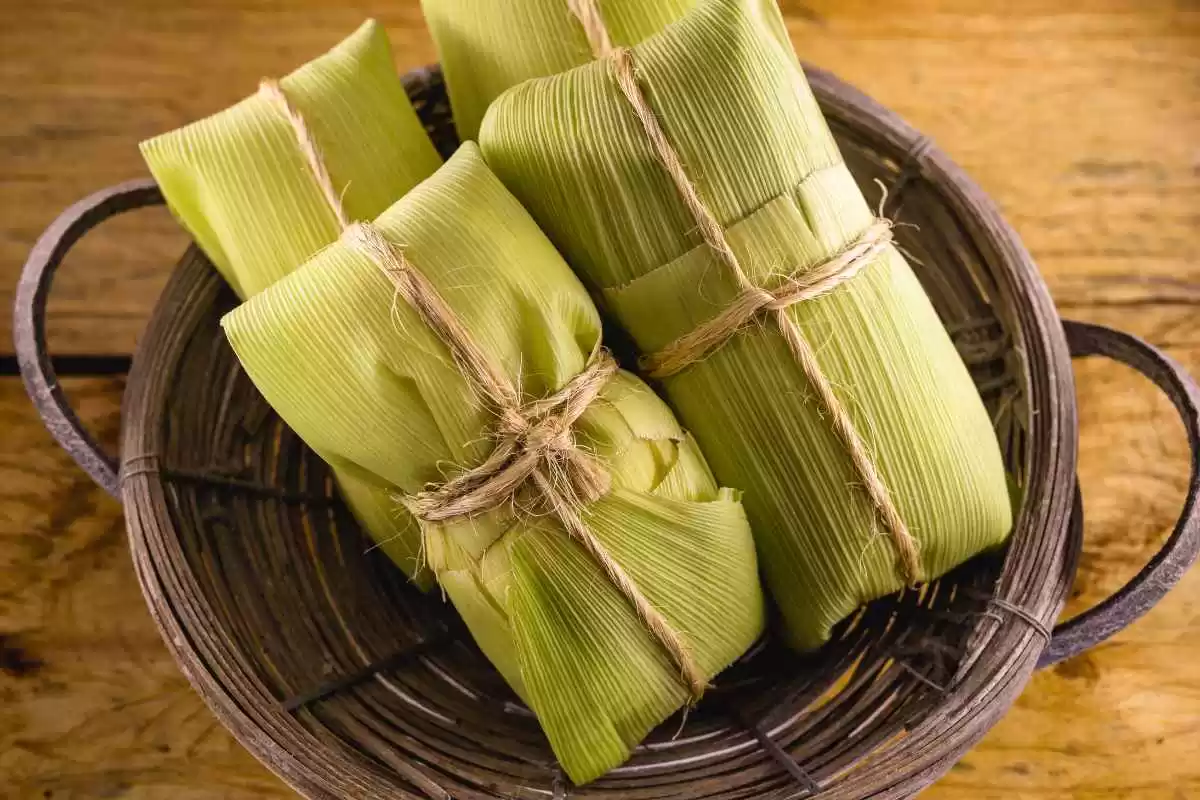 Pamonha Salgada com Gostinho de Queijo