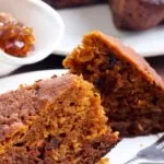 Bolo de Aveia e Mel com Passas