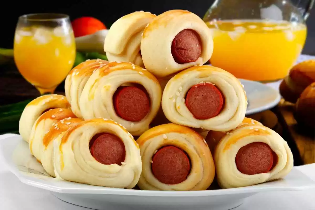 Enroladinho Super Fácil de Salsicha