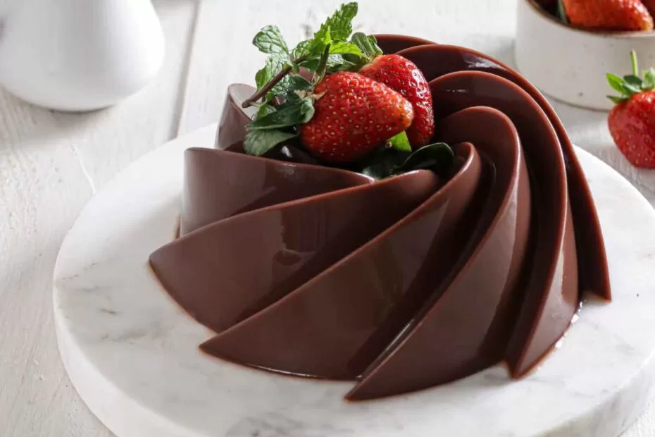 Pudim de Chocolate Natalino